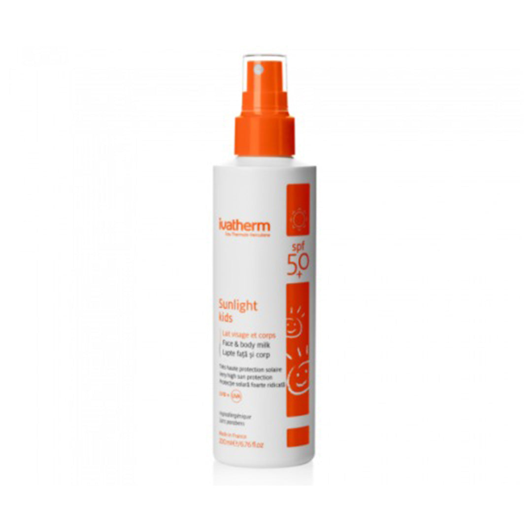IVATHERM SUNLIGHT KIDS FACE & BODY MILK 200ML