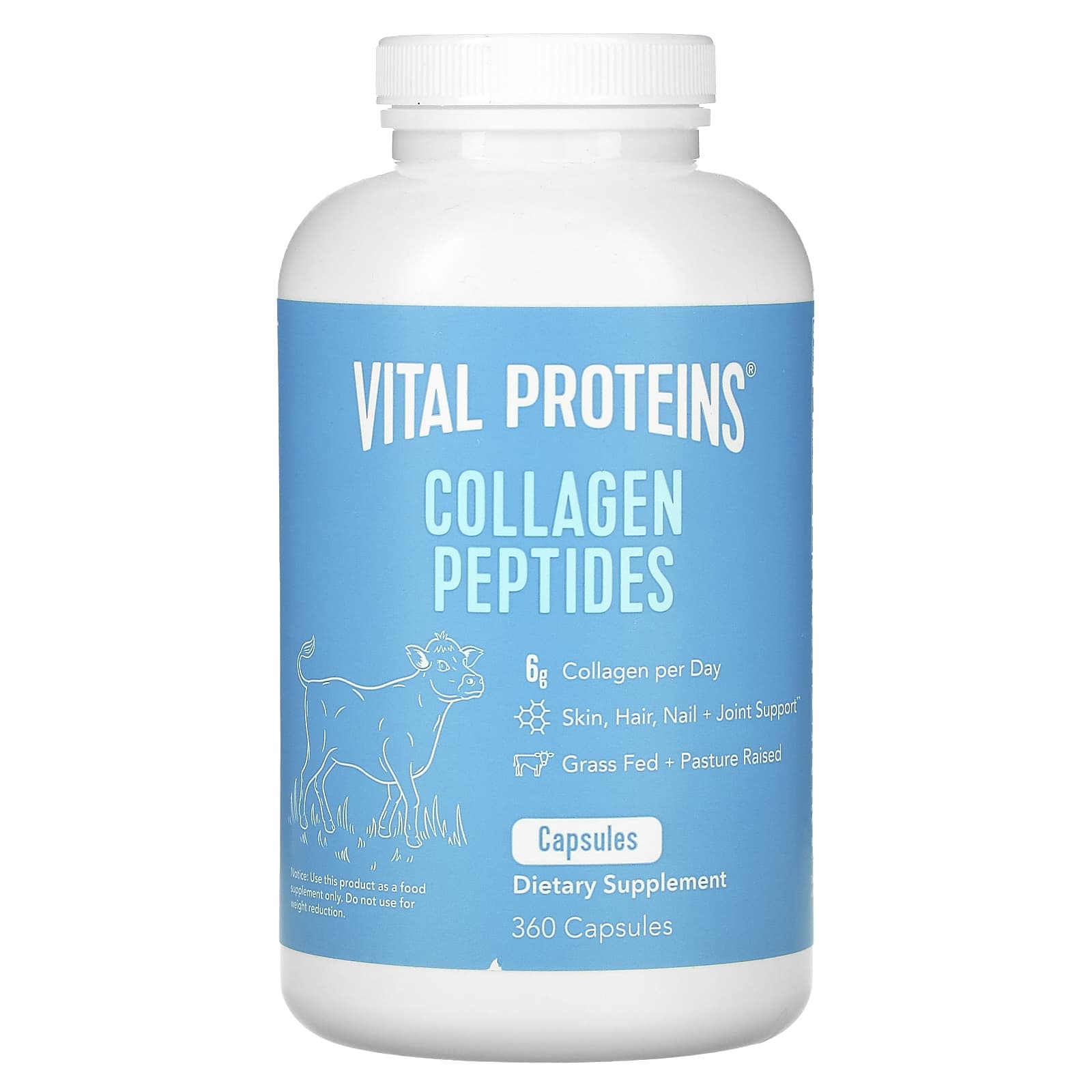 Vital Proteins, Collagen Peptides, 360 Capsules