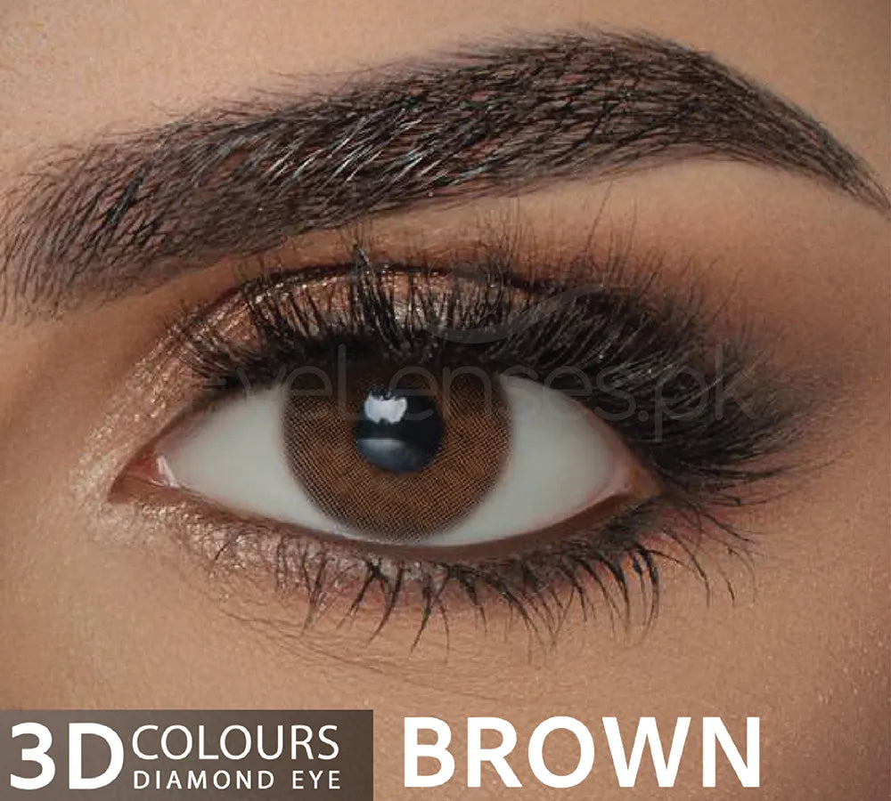 3D COLORS CONTACT LENSES BROWN