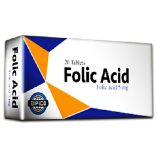 FOLIC ACID 5MG 20TAB