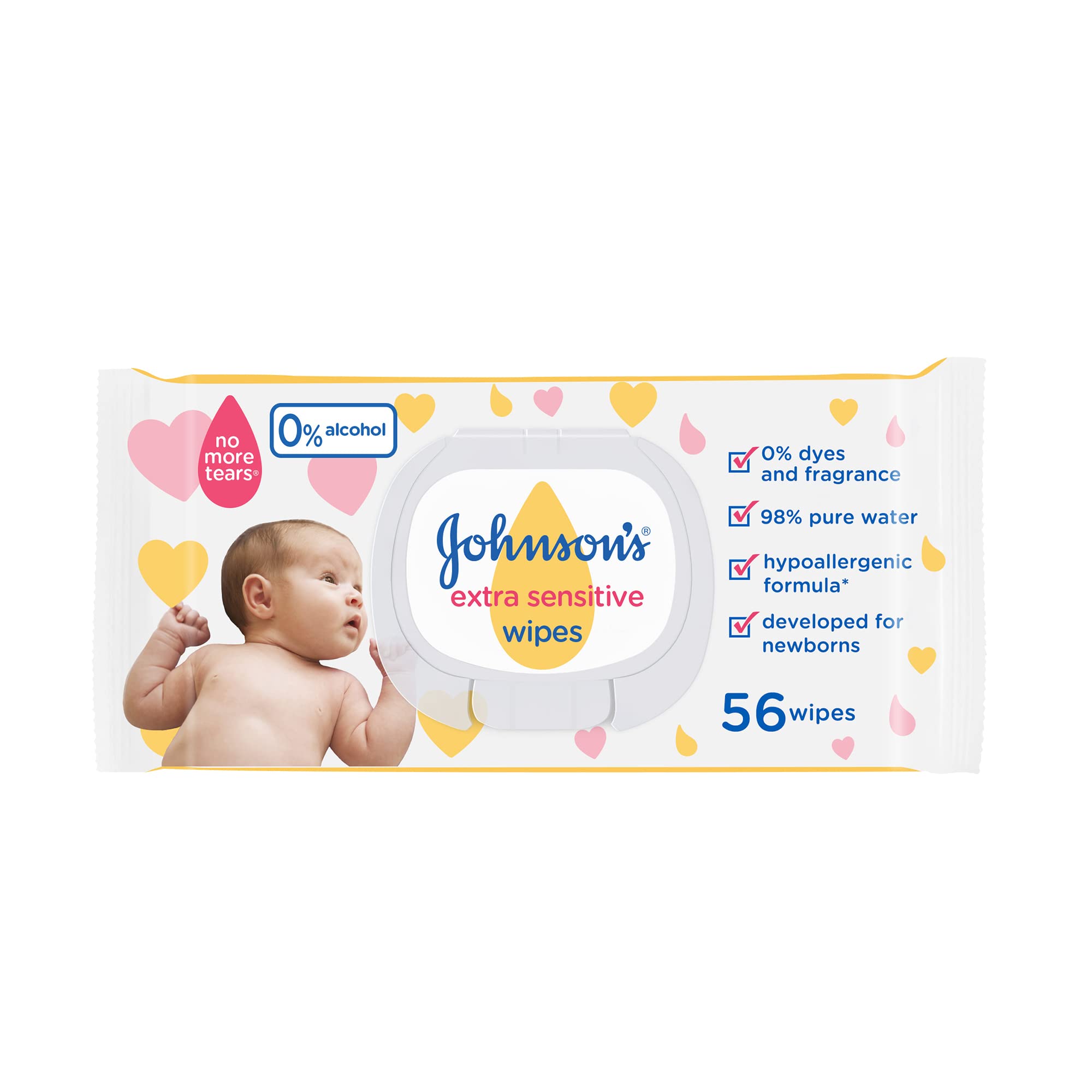 JH BABY EXTRA SENSITIVE WIPES 56 PCS