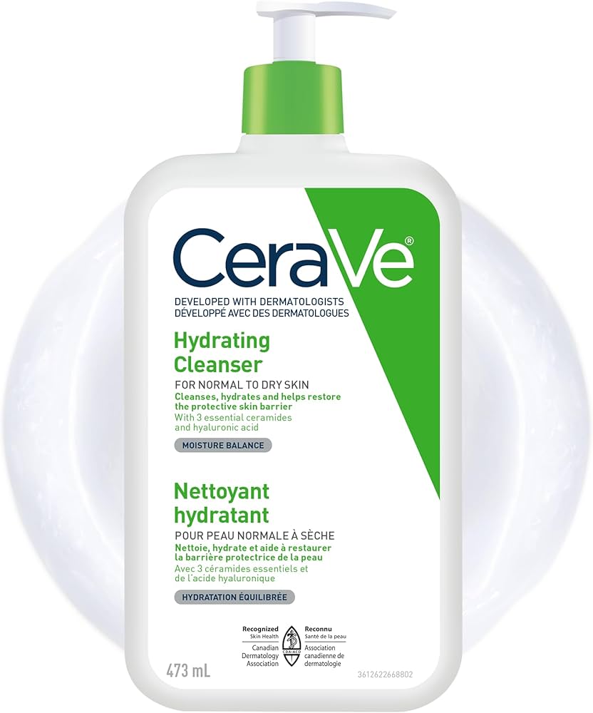 CERAVE FACE WASH 473ML HYDRATING CLEANSER FOR NORMAL AND DRY SKIN