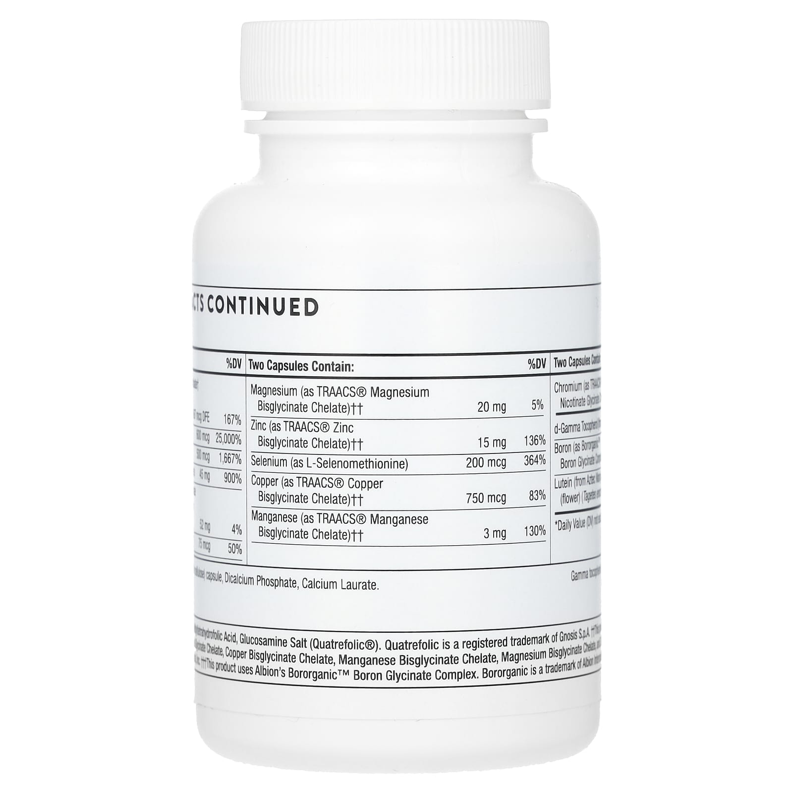 ثورن، العناصر الغذائية الأساسية 2/يوم، 60 كبسولة