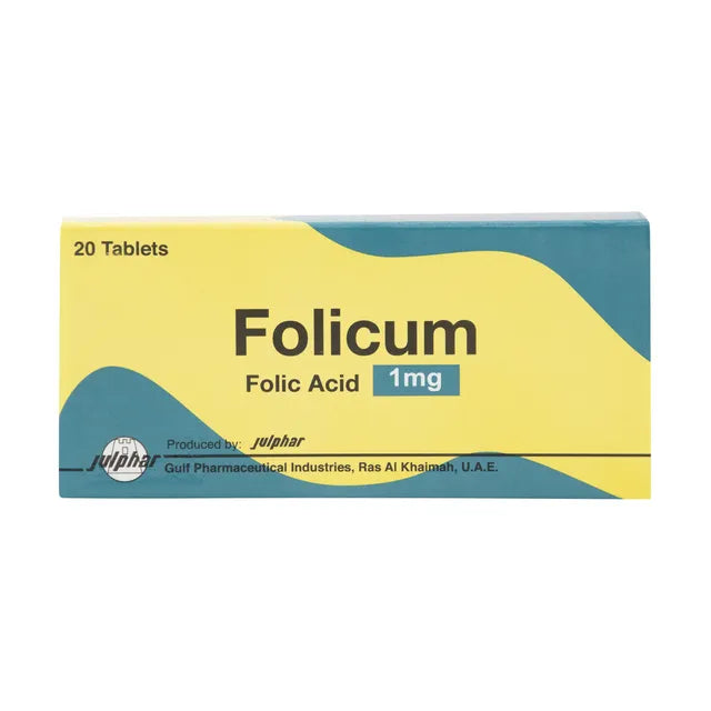 FOLICUM 1MG 20TAB
