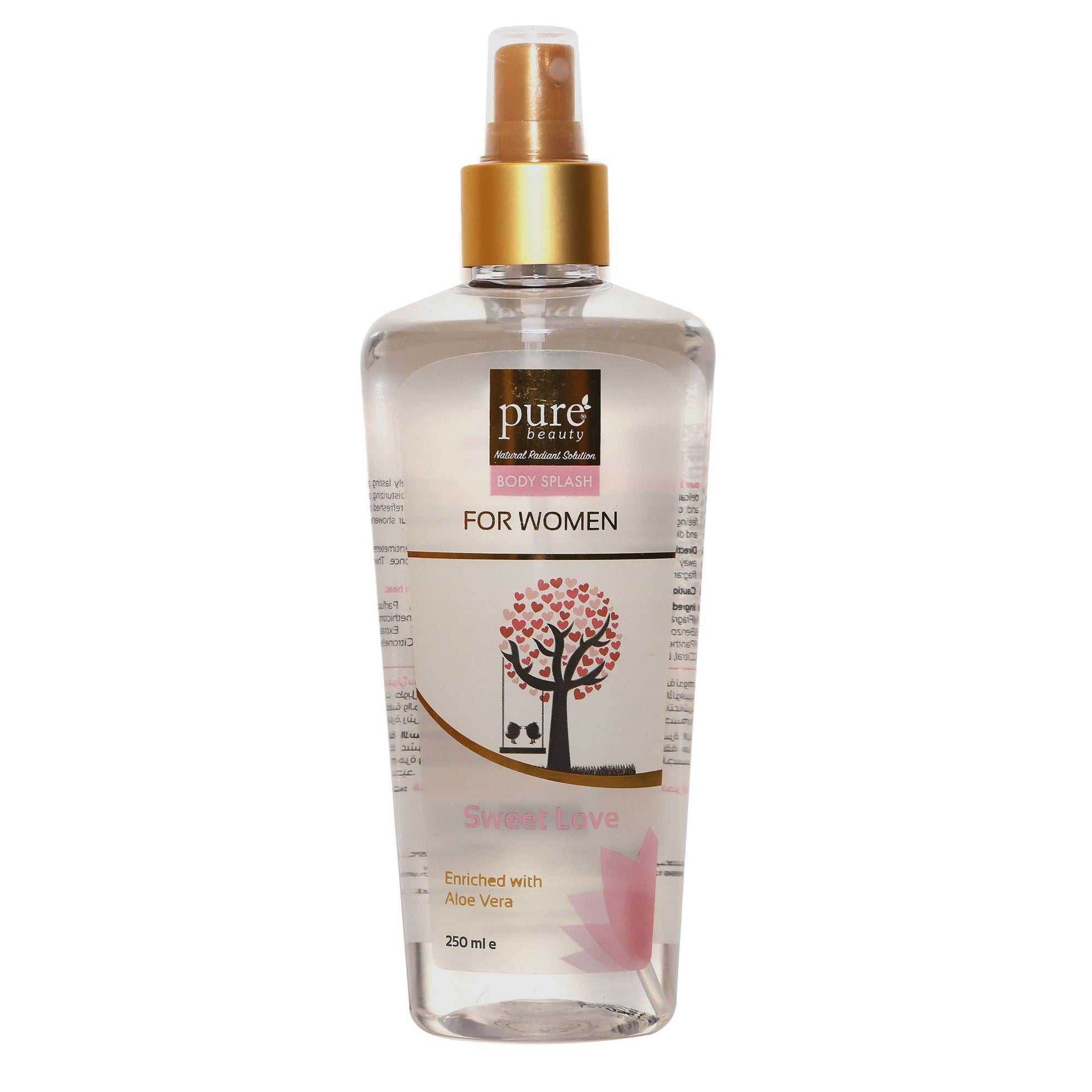 PURE BEAUTY BODY SPLASH WOMEN SWEET LOVE 250ML