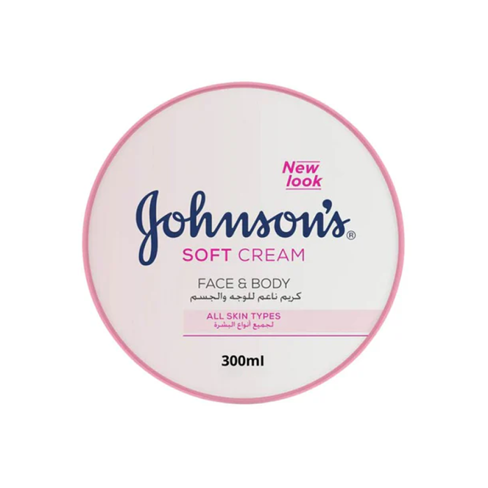 JOHNSON'S CREAM 300ML SOFT MOISTURIZER