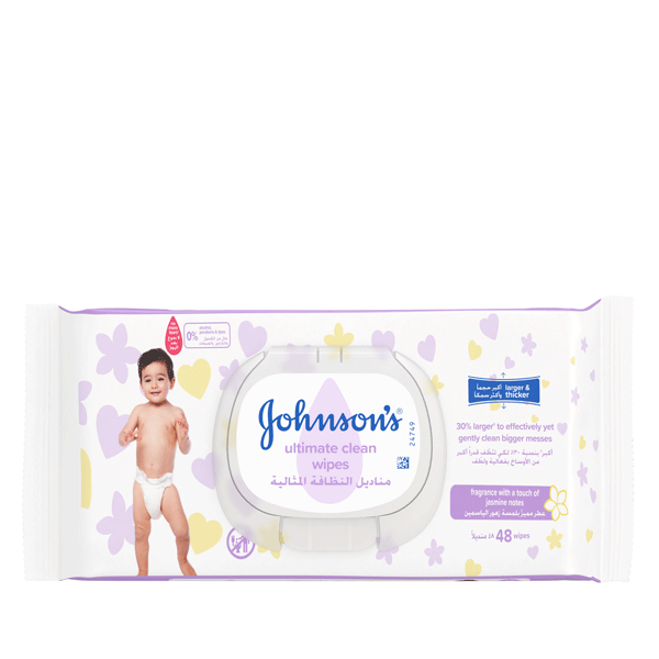 JH BABY WIPES 48 PCS ULTIMATE CLEAN