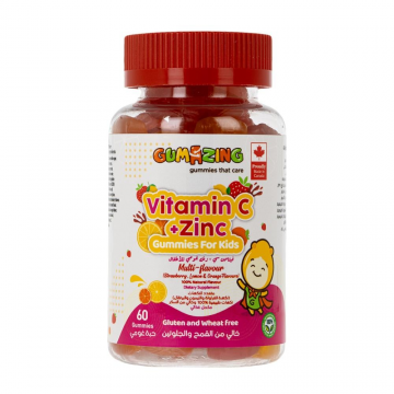 GUMAZING VITAMIN C+ZING FOR KIDS 60 GUM