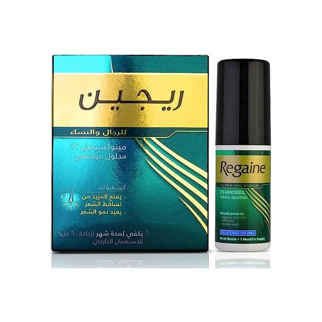 REGAINE SOLUTION 2% MEN & WOMEN 60 ML