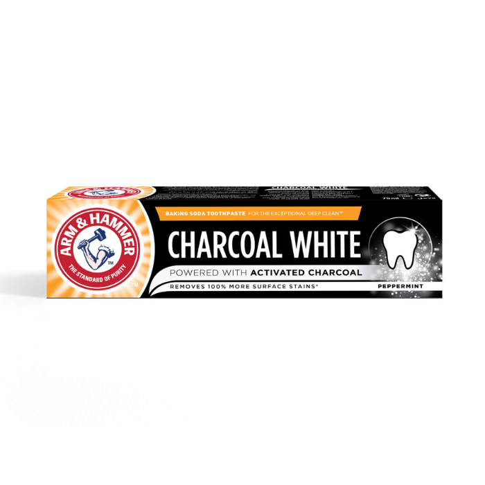A&H CHARCOAL WHITE T/P 75 ML