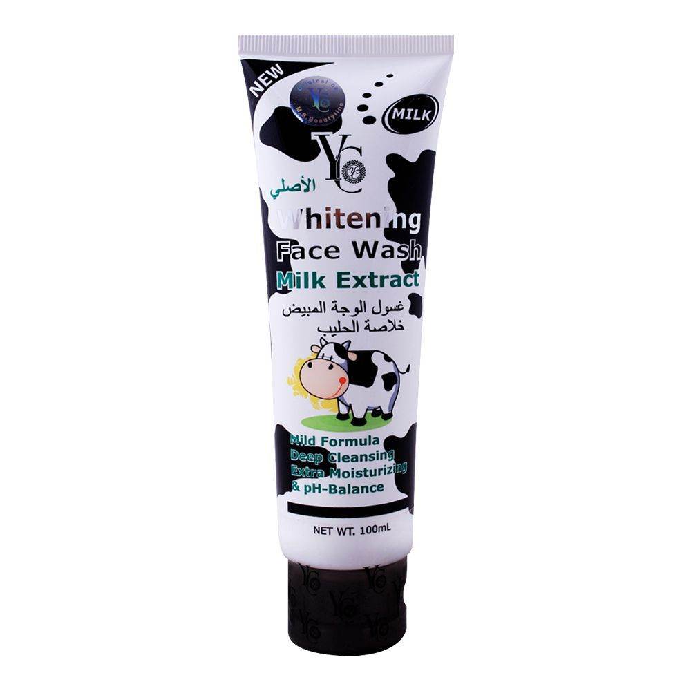 YC WHITENING FACE WASH MILK EXTRACT 100 ML