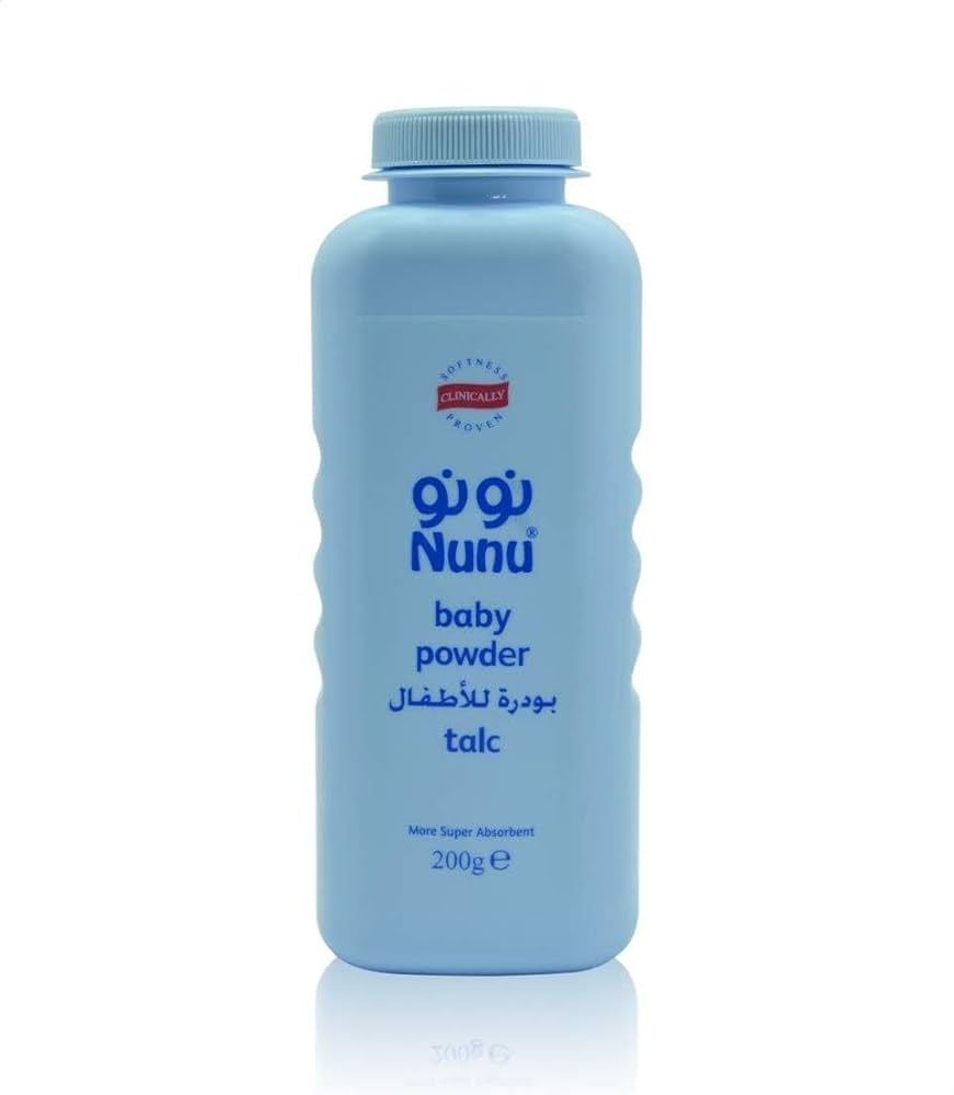 NUNU BABY POWDER 200GM BLUE