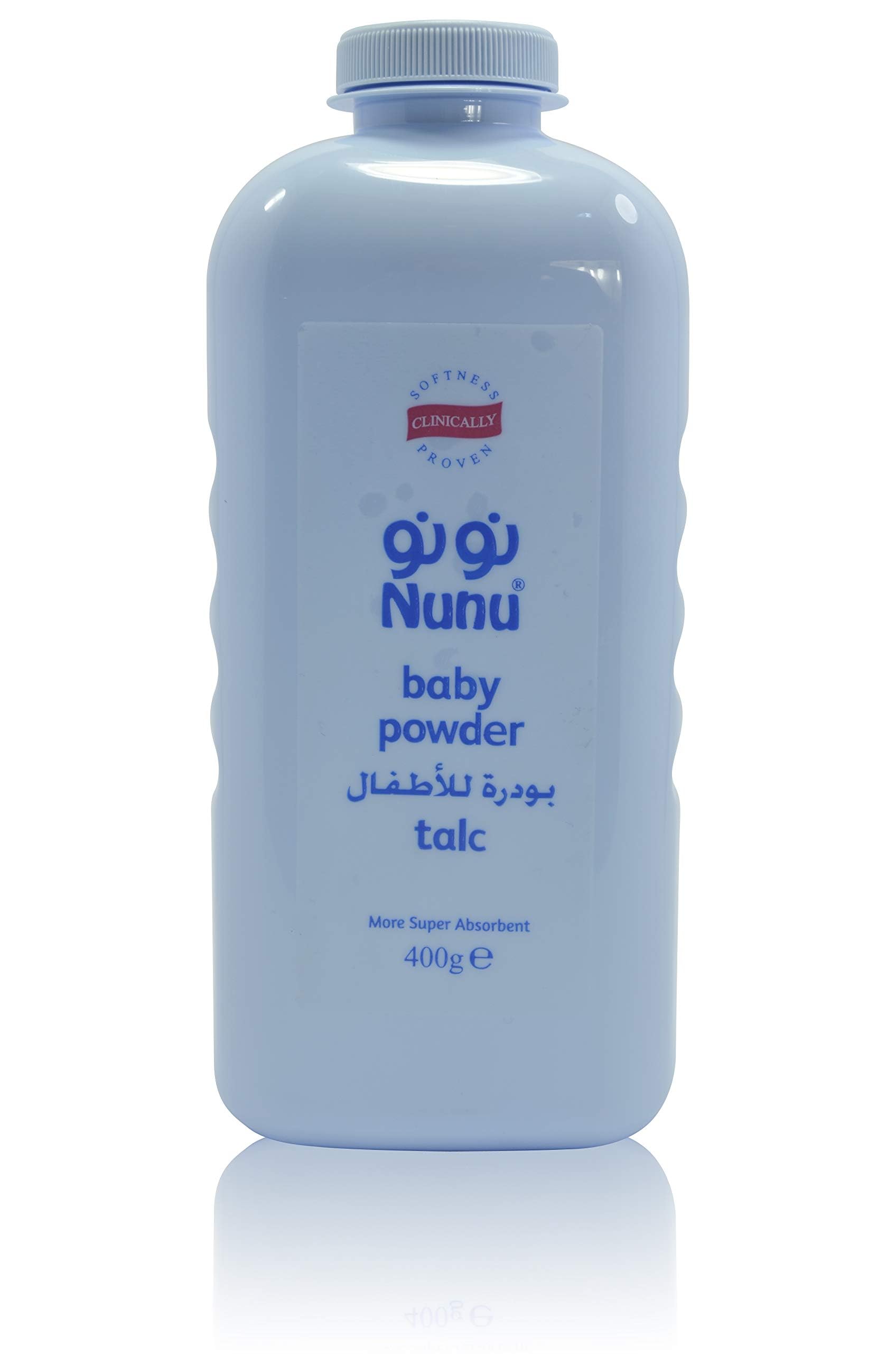 NUNU BABY POWDER 400GM BLUE