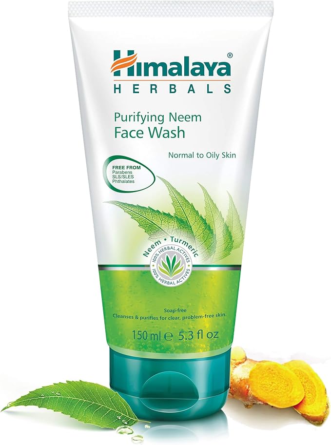 HIMALAYA FACE WASH 150ML FOR PURIFICATION WITH NEEM AND TURMERIC