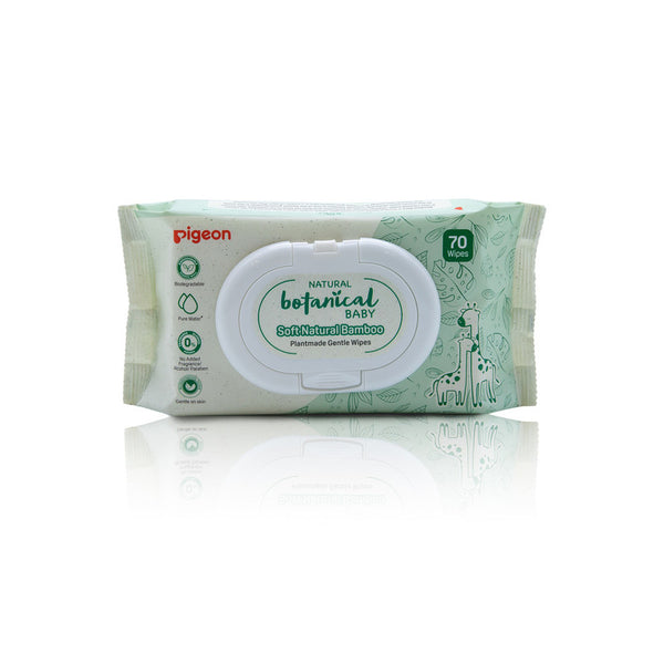 PIGEON NATURAL BOTANICAL BABY WIPES 70 SHEETS