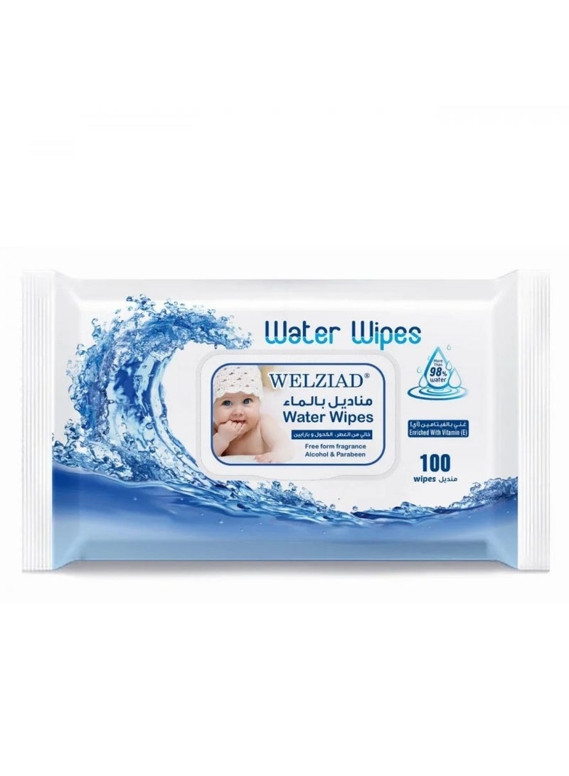 WELZIAD BABY WIPES 100PCS SENSITIVE SKIN