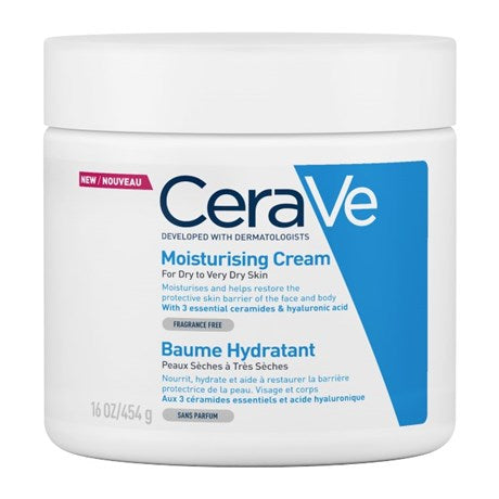 CERAVE CREAM 454G MOISTURIZER FOR DRY AND EXTREMELY DRY SKIN