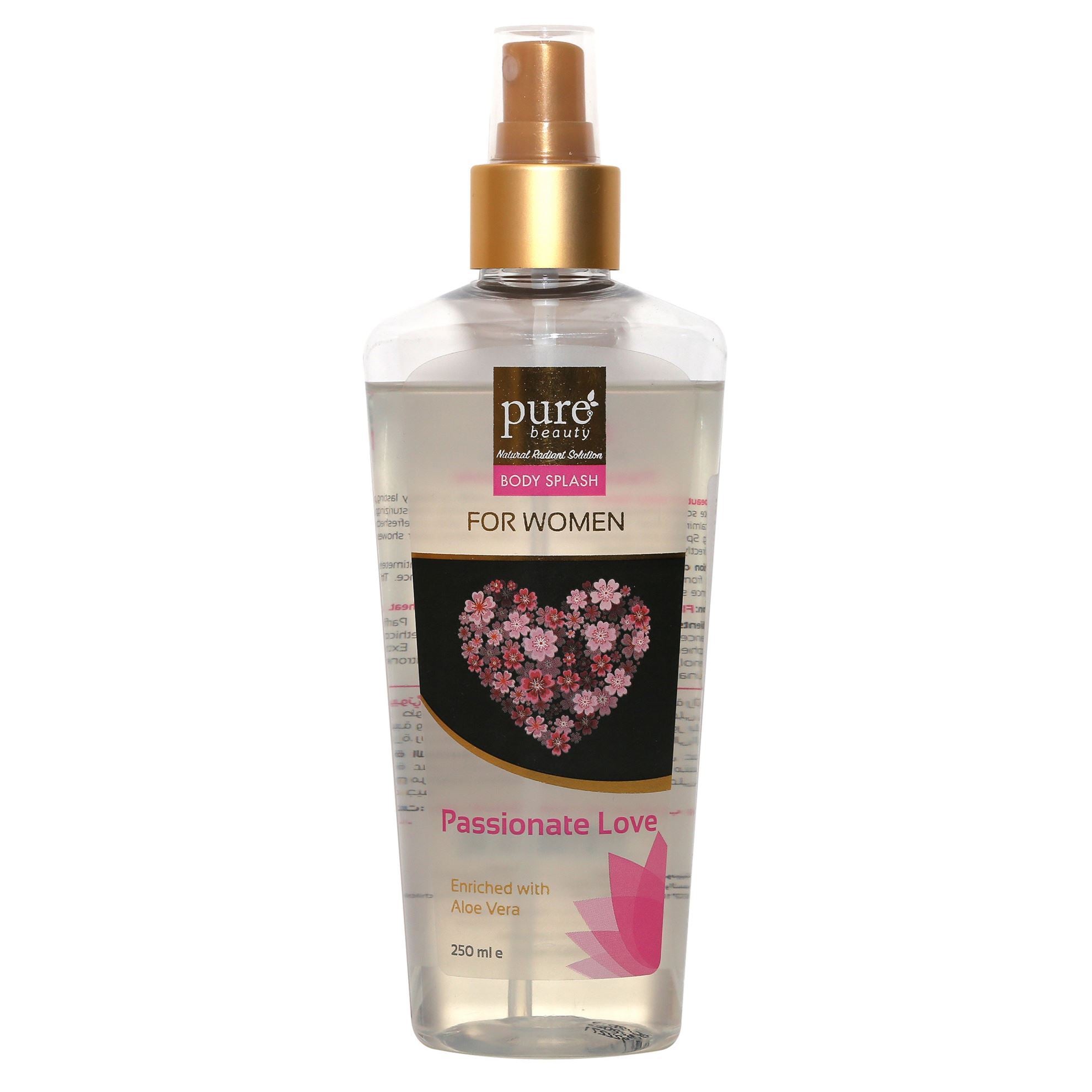 PURE BEAUTY BODY SPLASH WOMEN PASSIONATE LOVE 250ML