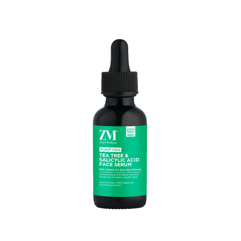 ZAYN & MYZA TEA TREE & SALICYLIC ACID FACE SERUM 30ML