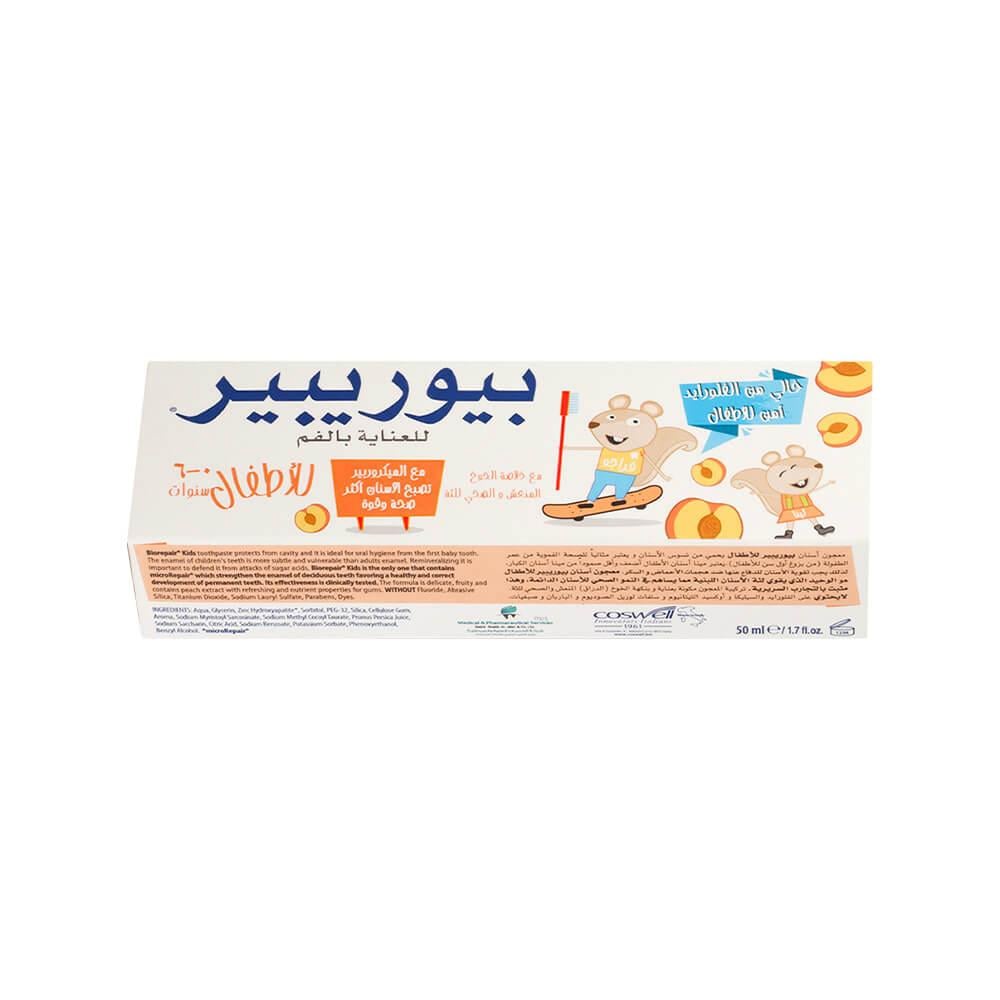 BIOREPAIR KIDS PEACH FLAVOUR 0-6 YEAR T/P 50 GM