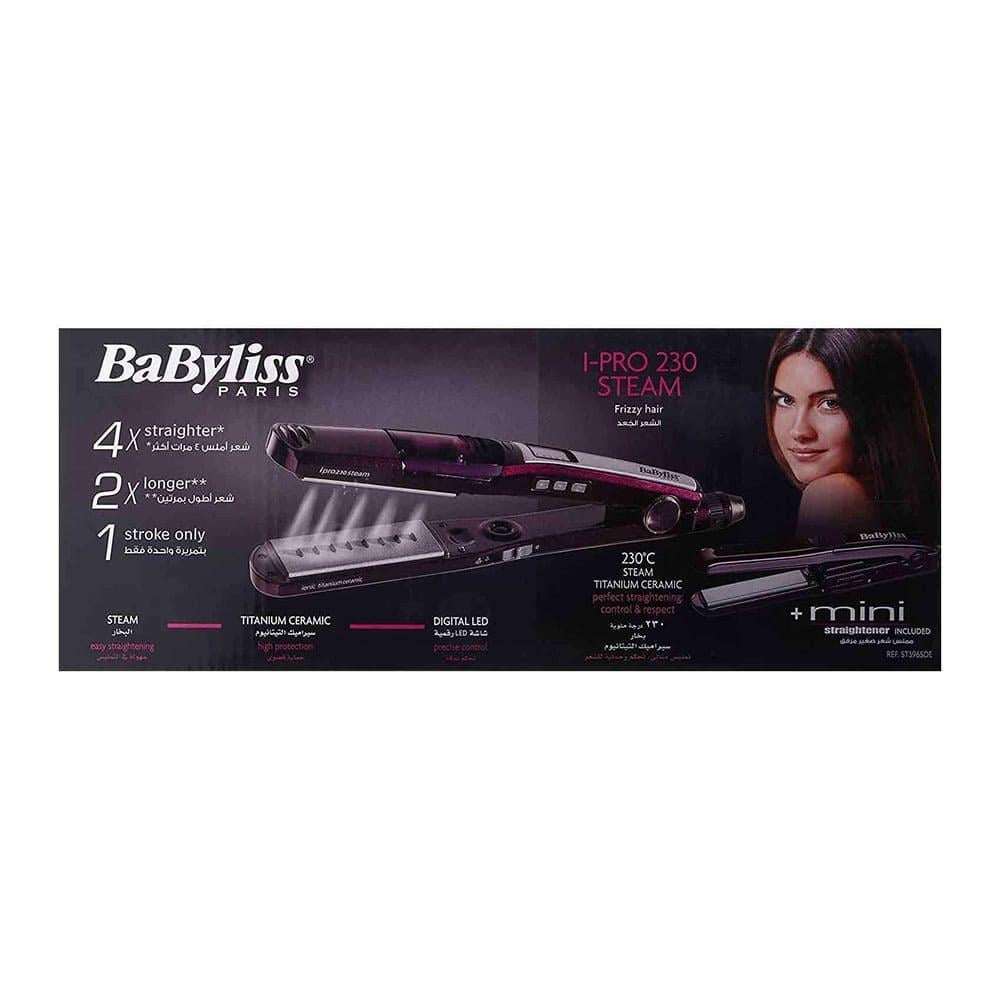 BABYLISS PRO 230 STEAM HAIR STRAIGHTENER ST396SDE