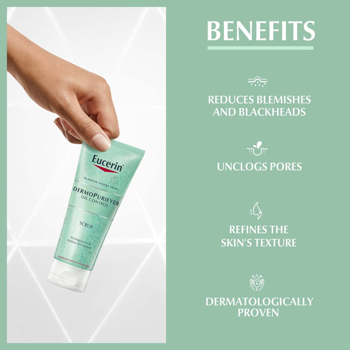 EUCERIN FACE SCRUB 100ML DERMOPURIFYER OIL CONTROL