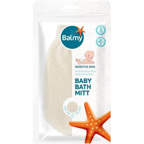 BALMY BABY BATH MITT