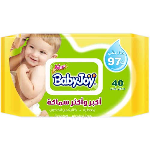 BABY JOY WIPES 40 * 2 PCS SCENTED