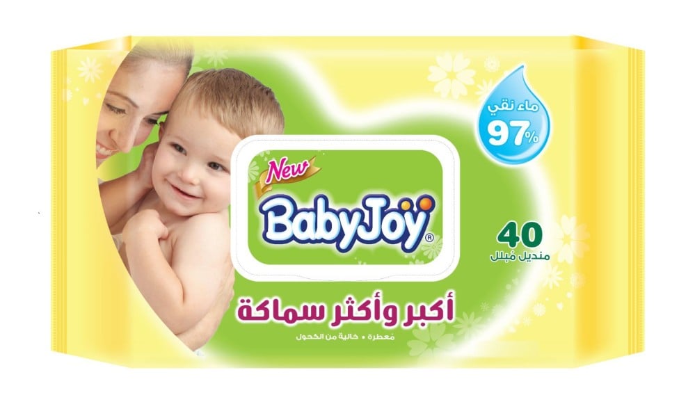BABY JOY WIPES 40 PCS SCENTED
