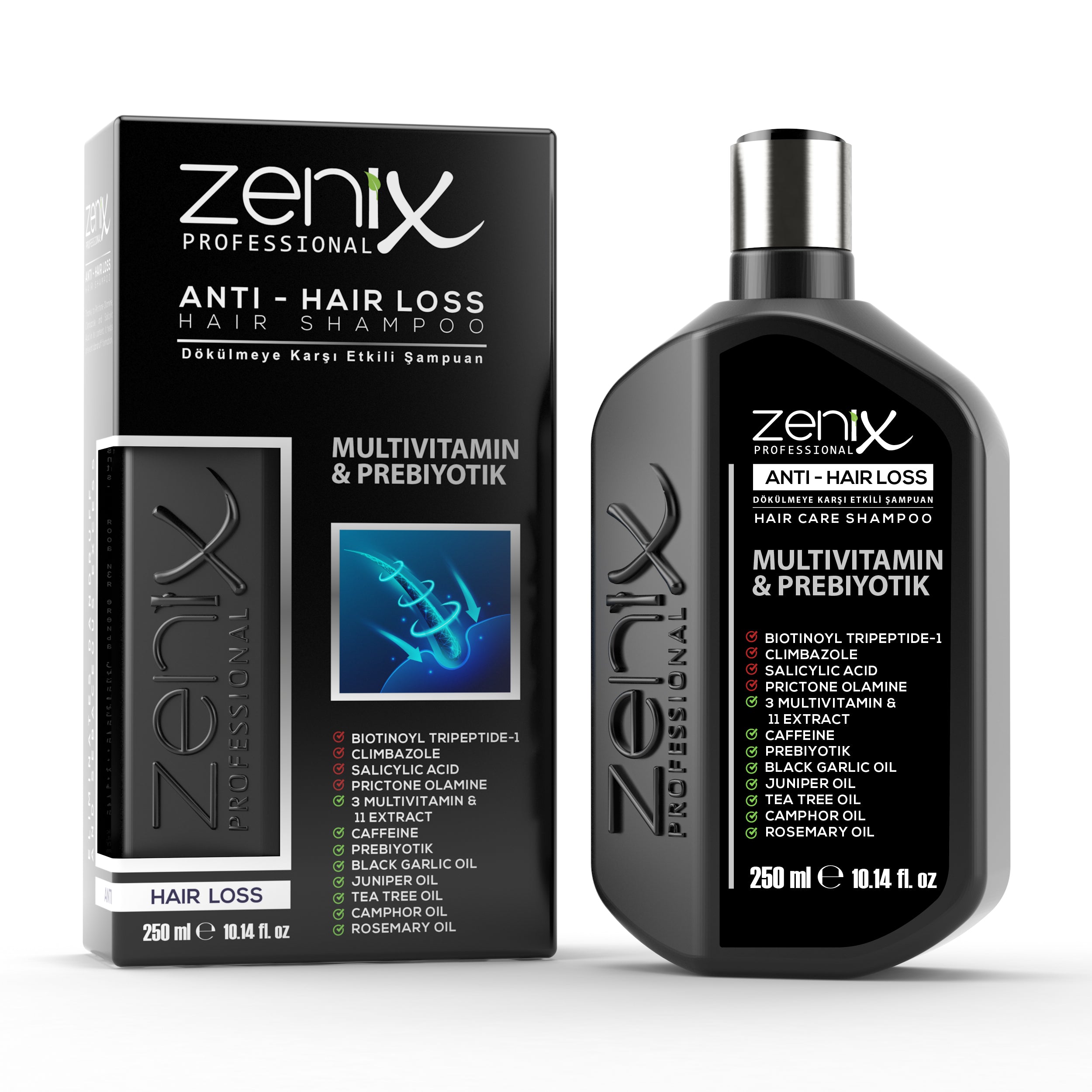 ZENIX ANTI HAIRLOSS HAIR SHAMPOO 250 ML